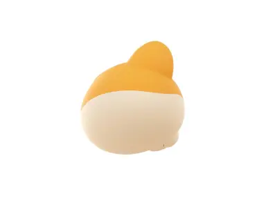 Prop189 Shiba Dog Head 3D model