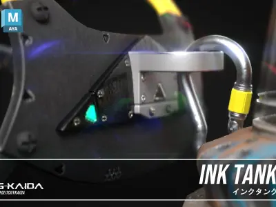 Prop - Weapon - Ink Tank 3D model