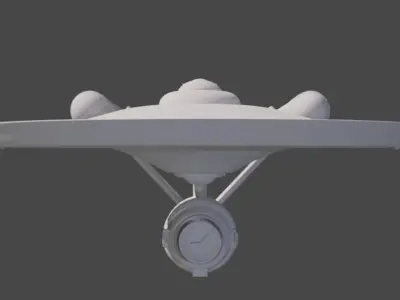 USS NCC 1701 Enterprise 3D print model
