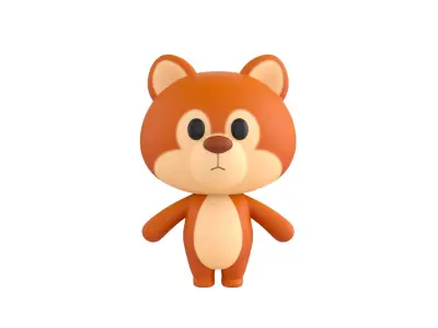 Character018 Squirrel 3D model