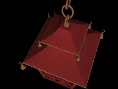 Chinese lantern 3D model