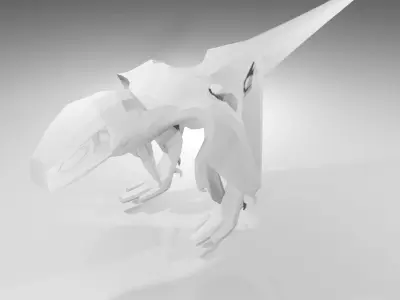 Yi Qi Low-poly 3D model