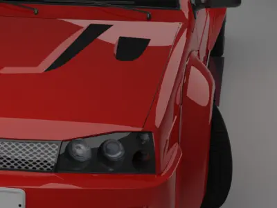 Samara RED Free low-poly 3D model