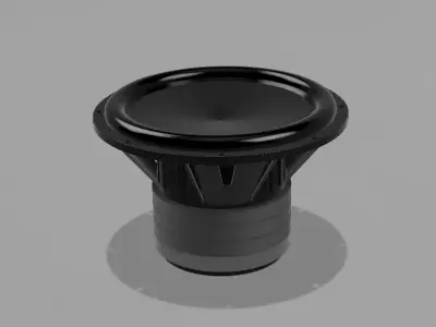 Subwoofer 12 inch 3D model