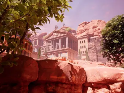 Ancient Roman Environment 3D model