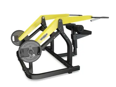 Technogym - Plate Loaded - Seated Dip 3D model