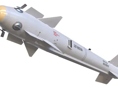 RVV-MD Air-to-air guided missile R-73 3D model