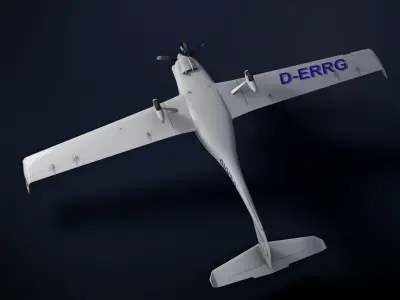 Diamond DA40 3D model