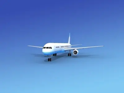 Boeing 757-300 Corporate 2 3D model