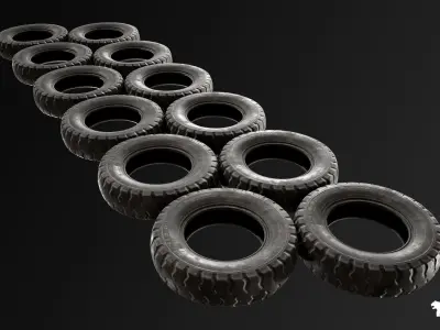 Military Exterior Pack Low-poly 3D model