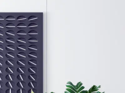 decoration wall Modern pendant 3D model