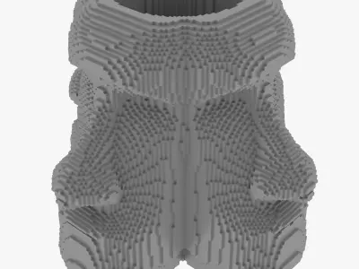 Moai Statue Pencil Holder 3D print model