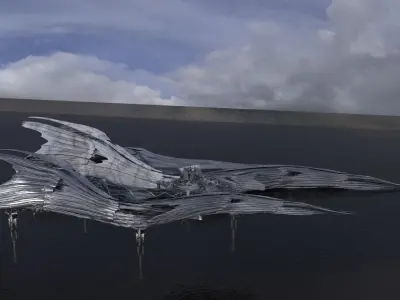 Hybrid base ships bases 3D model