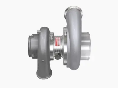 Precision GEN2 Promod 110mm turbocharger Low-poly 3D model