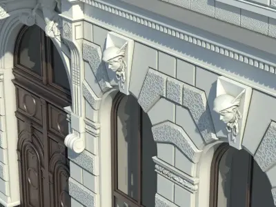 Historic Residential Building 3D model