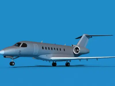 Cessna Citation C700 Longitude V00 3D model