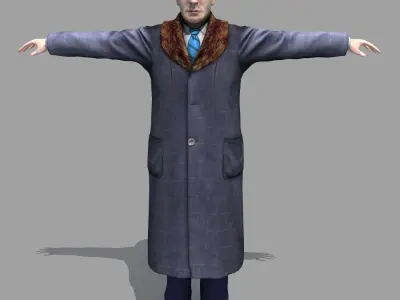 European Man 02 3D model