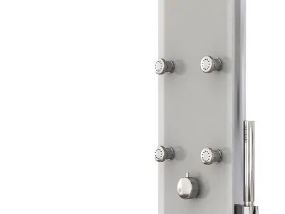 Hydromassage shower panels Ravak set 03 3D model