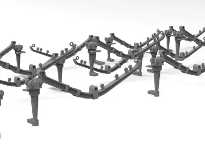 crane beam for boats 3D print model