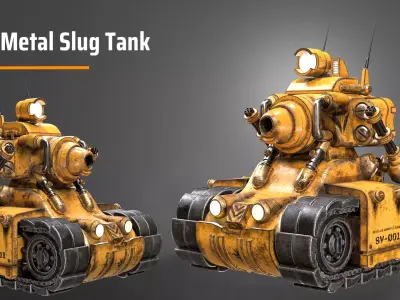 Metal Slug Tank 3D model