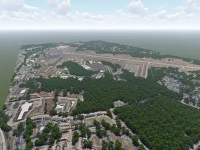 Smith Reynolds Airport - Winston Salem 3D model