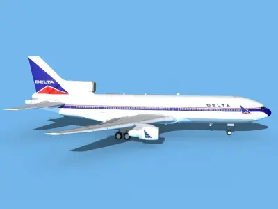 Lockheed L-1011 TriStar Delta 3D model
