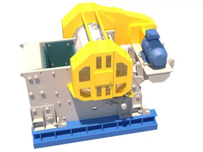 crusher chancador quijadas c160 3D model