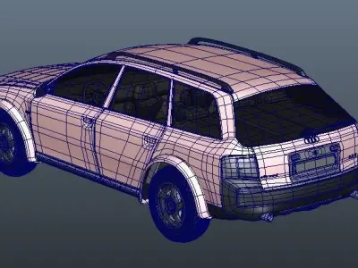 Audi Allroad A4 MAYA 2020 Free 3D model