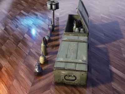 Ultimate Grenade Pack  10 Assets Low-poly 3D model