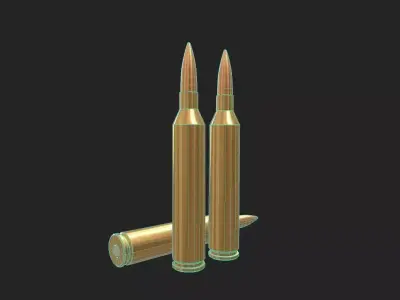 671 Blackbird  Ammo Low-poly 3D model