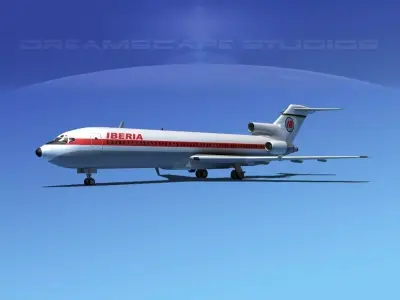 Boeing 727-200 Iberia 1 3D model