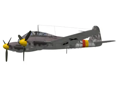 Messerschmitt Me 410 B2U2 Hornisse 3D model