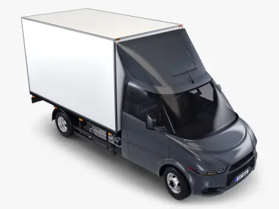 Generic Box Truck v 2 3D model