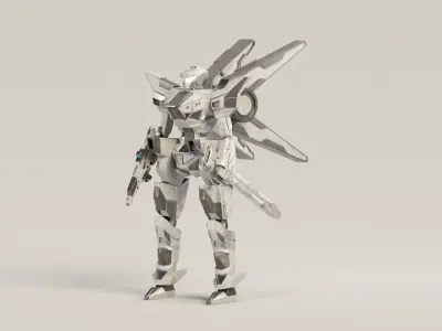 Mecha Trident 3D model