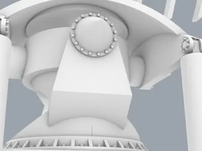 Ship Radars Set PM - 5 Models 3D print model