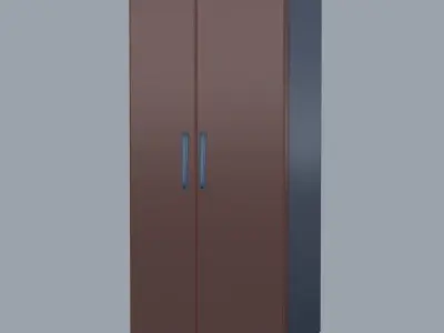 36 inch refrigerator fridge 3D model