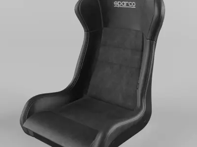 Racing Sport Seat Sparco Stradale Performance 3D model