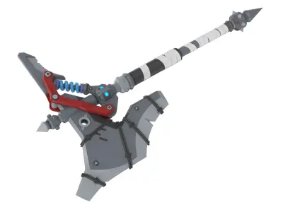 Junker Queen Axe - Overwatch - STL and CAD bundle - Commercial 3D print model