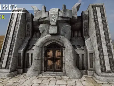 Dwarven Expedition Pack - Stylized Assets Free low-poly 3D model