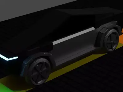 Cybertruck - blender Free 3D model