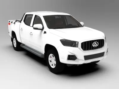 Maxus T60 Double Cab Free low-poly 3D model