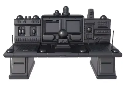 Sci Fi Control Panels - Control Panel 3D print model buy