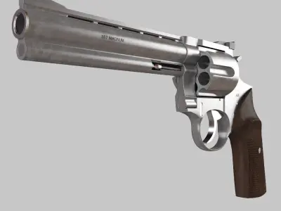 Colt Magnum 357 Korth 3D model