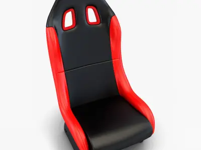 Car Racing Seat v 1 3D model