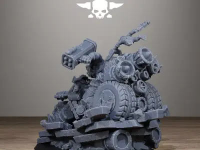 Orkaz Biker Boss 3D print model