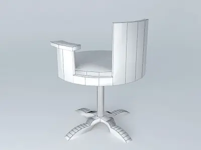 office reception chair 3D model