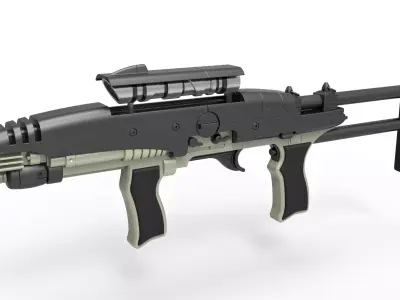 Hero MACO Particle Rifle from Star Trek Enterprise 3D model