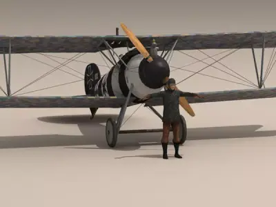 Albatros D Va jasta 26 3D model
