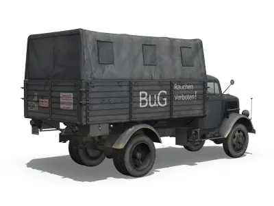 Opel Blitz 3ton - Fuel Transporter 3D model