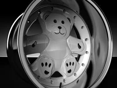 Ronal Teddy Bear 3D model